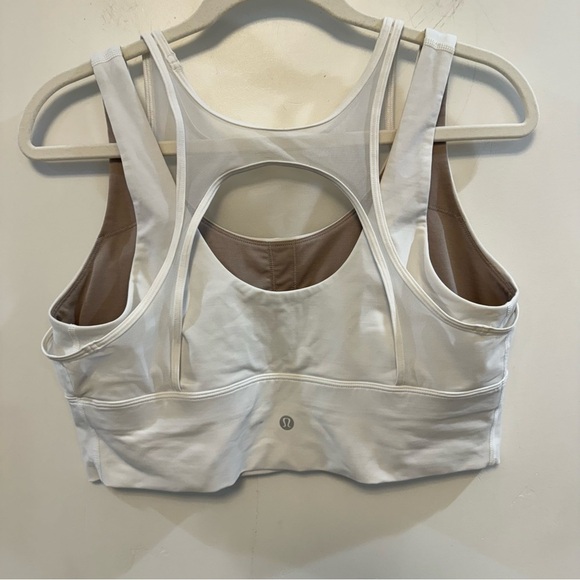 LULULEMON Double Tap Bra Il white size 12 - Picture 10 of 10